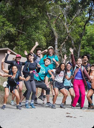 Graphical overlays of outdoor and learning activities designed for middle school adventure programs.